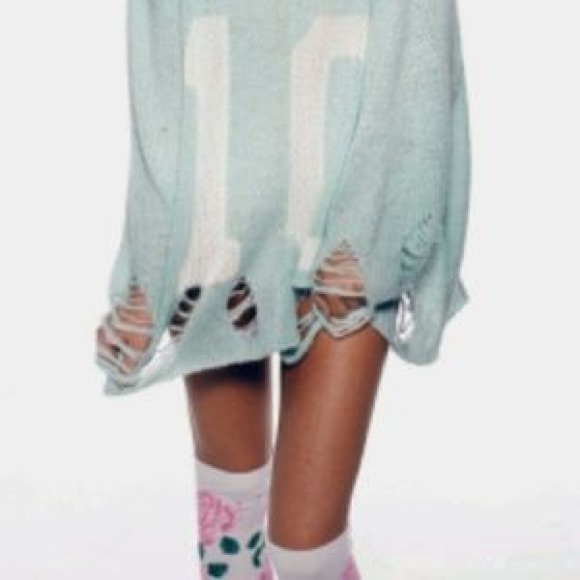 Wildfox NWT Lennon 10 Mint soft comfy Sweater✨ - Picture 2 of 8